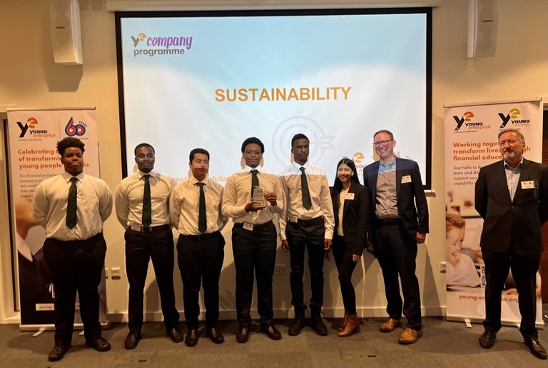Young Enterprise team win London and Kent Company of the Year Final