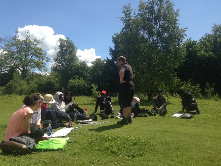 Classroom for the weekend: out on Mickleham Downs learning about different abundance methods