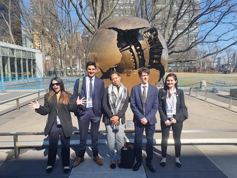SFX students visit NYC for the Model United Nations conference